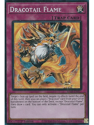 Dracotail Flame - JUSH-EN011 - Super Rare 