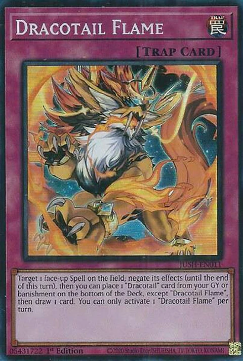 Dracotail Flame - JUSH-EN011 - Super Rare 