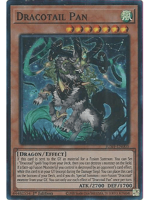 Dracotail Pan - JUSH-EN003 - Super Rare 