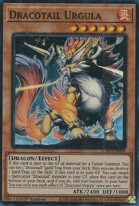 Dracotail Urgula - JUSH-EN004 - Super Rare 