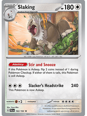 Slaking - 162/193 - Holo Rare - PAL