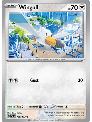 Wingull - 158/193 - Common - Pal