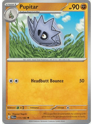 Pupitar - 111/193 - Uncommon - PAL