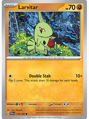 Larvitar - 110/193 - Common- Pal 