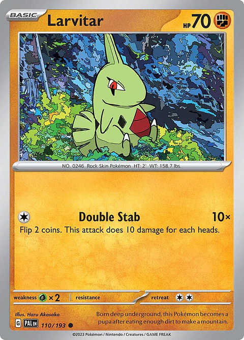 Larvitar - 110/193 - Common- Pal 