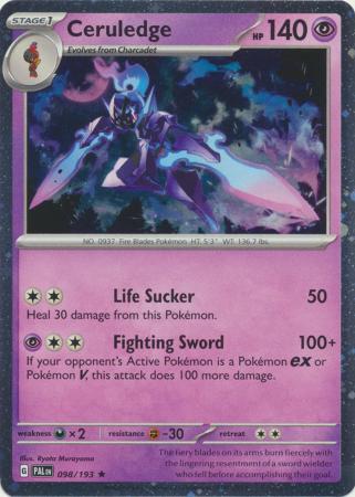 Ceruledge - 098/193 -  Holo rare - PAL 1