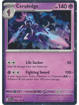 Ceruledge - 098/193 -  Holo rare - PAL