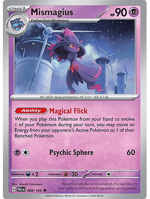 Mismagius - 088/193 - Uncommon - PAL