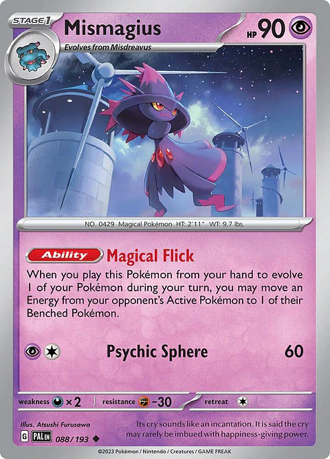 Mismagius - 088/193 - Uncommon - PAL