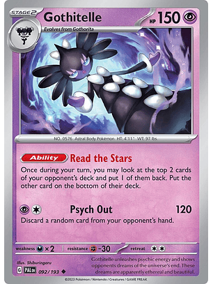 Gothitelle - 092/193 - Uncommon - Pal