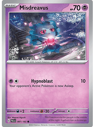 Misdreavus - 087/193 - Common - PAL