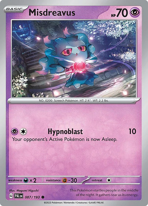 Misdreavus - 087/193 - Common - PAL