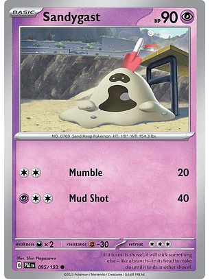 Sandygast - 095/193 - Common - Pal