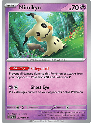 Mimikyu - 097/193 - Holo Rare - PAL