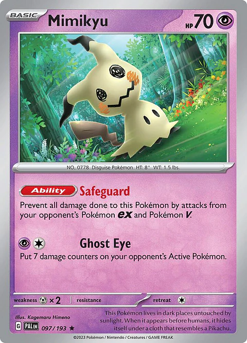 Mimikyu - 097/193 - Holo Rare - PAL