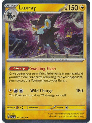 Luxray - 071/193 - Holo Rare - Pal
