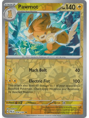 Pawmot - 076/193 - Holo Rare - PAL