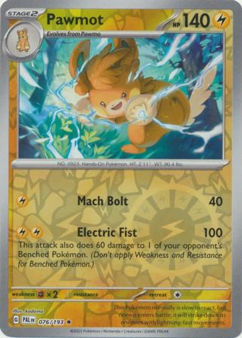 Pawmot - 076/193 - Holo Rare - PAL