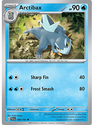 Arctibax - 059/193 - Uncommon - PAL