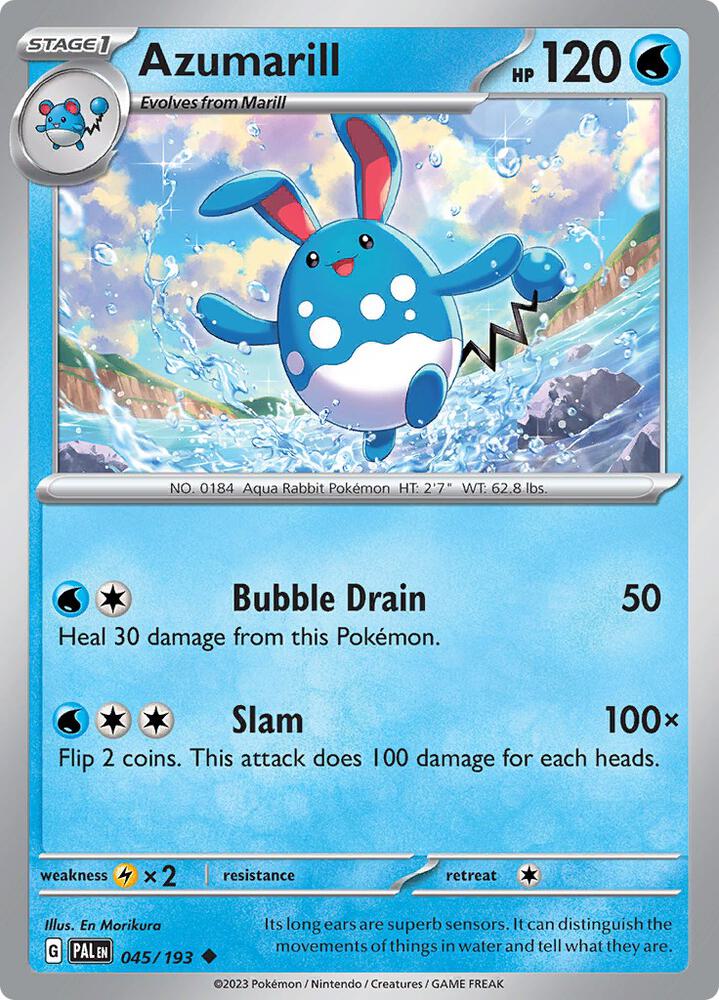 Azumarill - 045/193 - Uncommon - Pal 1