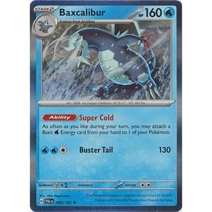 Baxcalibur - 060/193 - Holo Rare - Pal