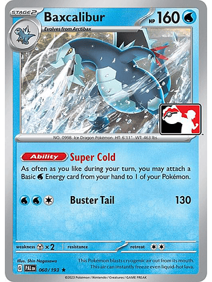 Baxcalibur - 060/193 - Holo Rare - Pal