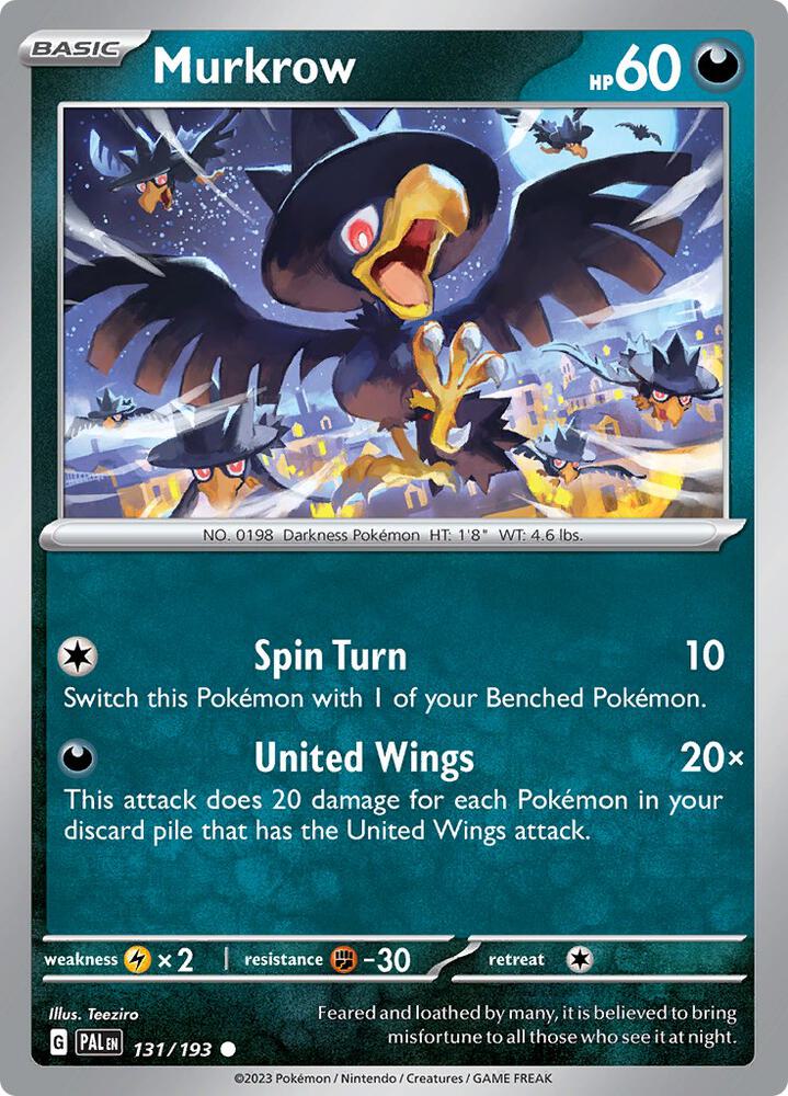 Murkrow - 131/193 - Common - PAL 1