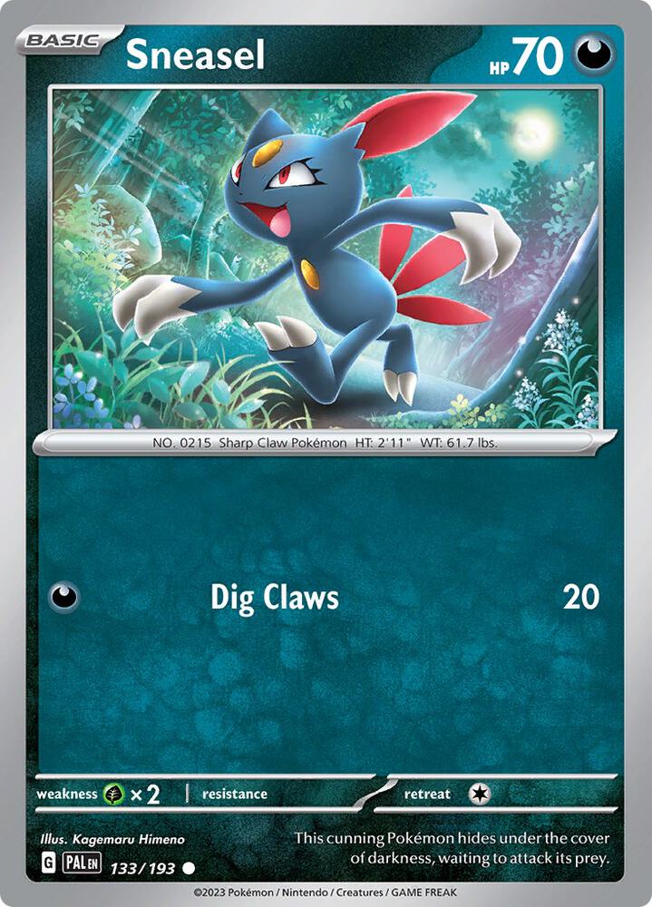Sneasel - 133/193 - Common - Pal 1