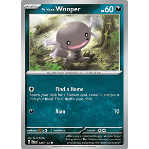 Paldean Wooper - 128/193 - Common - Pal