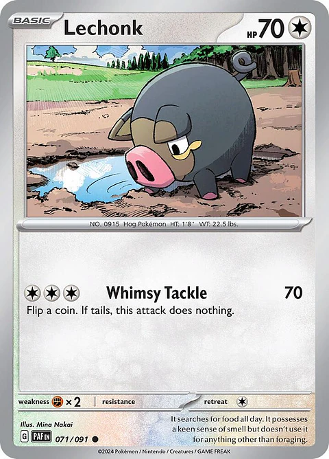 Lechonk - 071/091 - Common - Paf