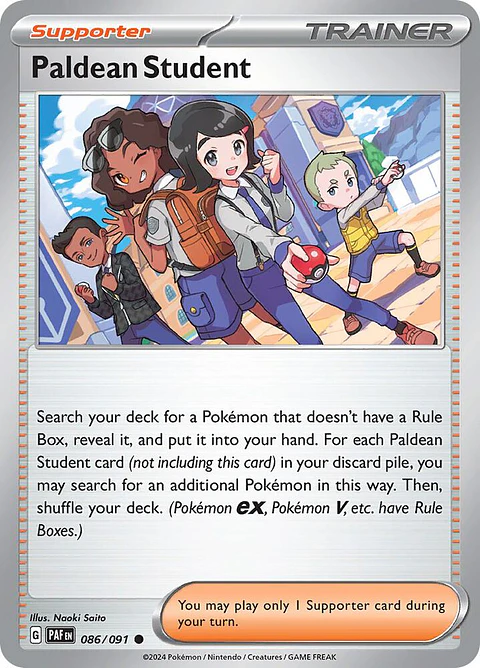 Paldean Student - 086/091 - Common - Paf