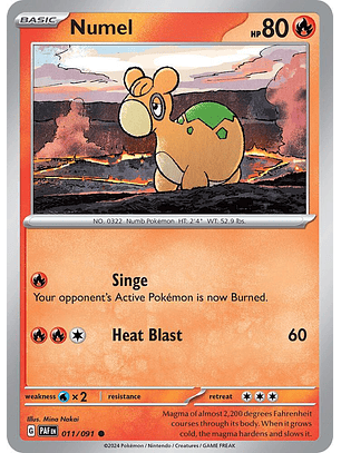 Numel - 011/091 - Common - Paf