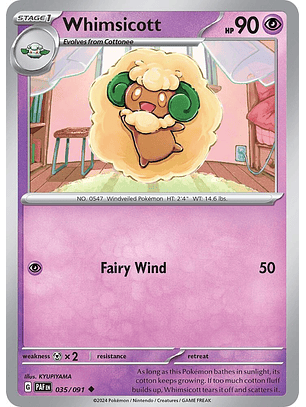 Whimsicott - 035/091 - Uncommon - Paf