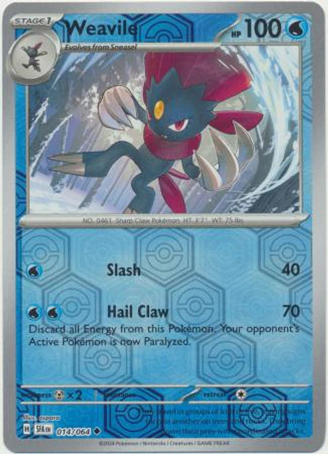 Weavile - 014/064 - Uncommon 