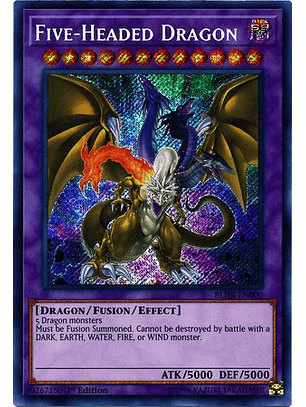 Five-Headed Dragon - BLHR-EN000 - Secret Rare 