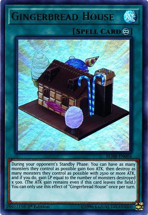 Gingerbread House - BLHR-EN004 - Ultra Rare