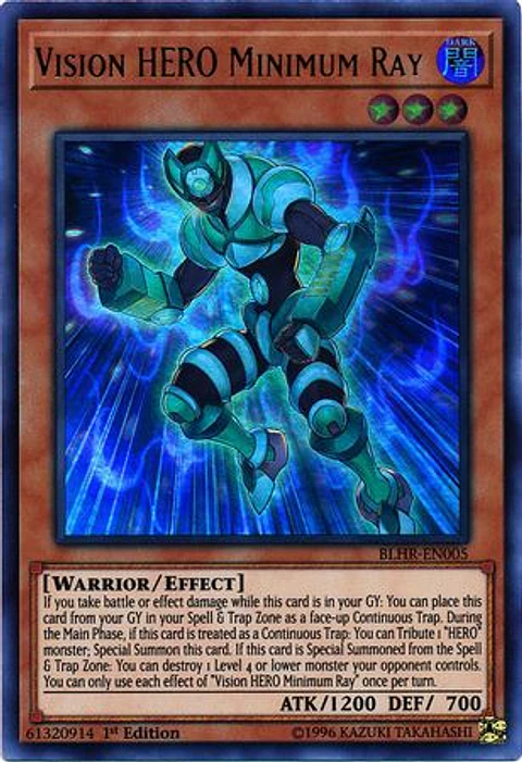 Vision HERO Minimum Ray - BLHR-EN005 - Ultra Rare