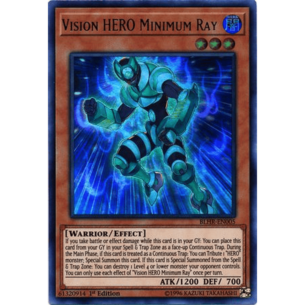 Vision HERO Minimum Ray - BLHR-EN005 - Ultra Rare