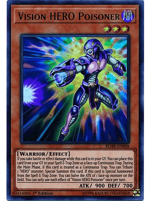 Vision HERO Poisoner - BLHR-EN008 - Ultra Rare
