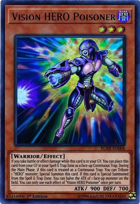 Vision HERO Poisoner - BLHR-EN008 - Ultra Rare