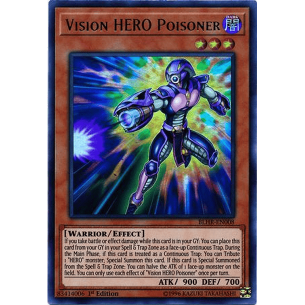 Vision HERO Poisoner - BLHR-EN008 - Ultra Rare