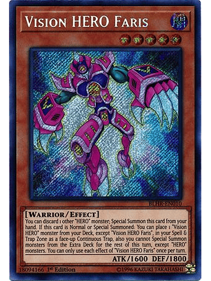 Vision HERO Faris - BLHR-EN010 - Secret Rare