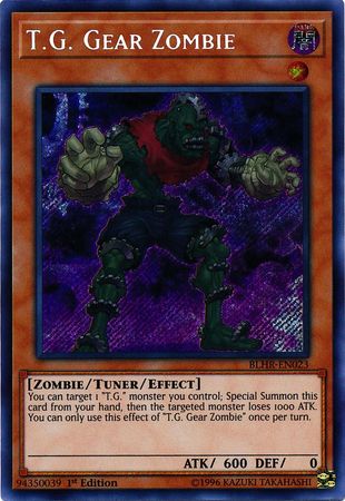 T.G. Gear Zombie - BLHR-EN023 - Secret Rare 1