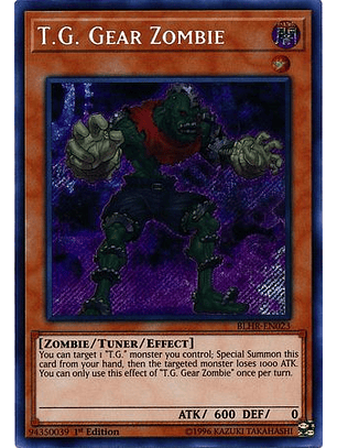 T.G. Gear Zombie - BLHR-EN023 - Secret Rare