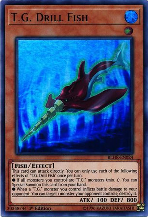T.G. Drill Fish - BLHR-EN024 - Ultra Rare 