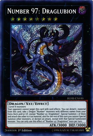 Number 97: Draglubion - BLHR-EN030 - Secret Rare 1