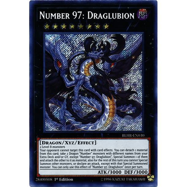 Number 97: Draglubion - BLHR-EN030 - Secret Rare
