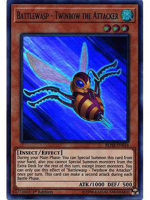 Battlewasp - Twinbow the Attacker - BLHR-EN034 - Ultra Rare
