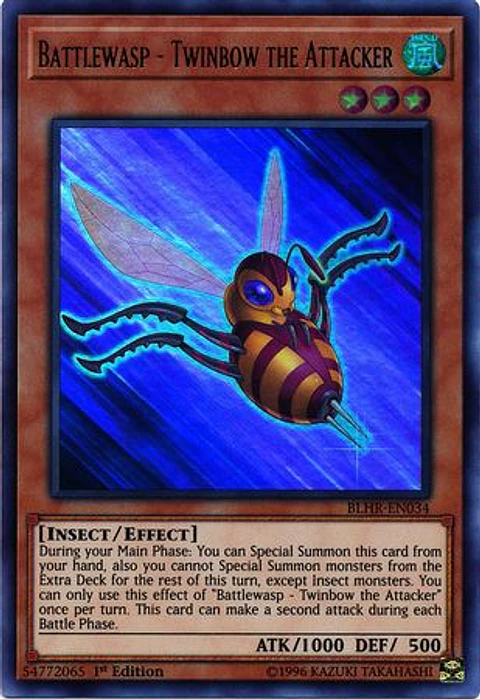 Battlewasp - Twinbow the Attacker - BLHR-EN034 - Ultra Rare
