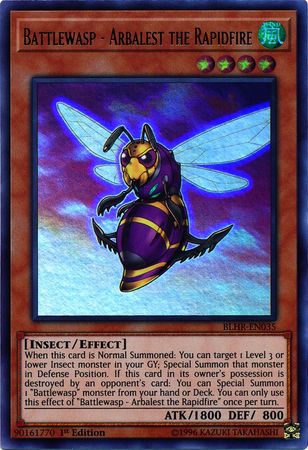 Battlewasp - Arbalest the Rapidfire - BLHR-EN035 - Ultra Rare  1